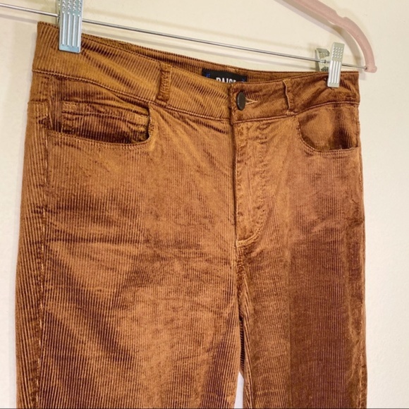 Anthropologie Paige Gold Colette Crop Flare Corduroy Pants - Picture 4 of 8